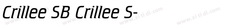 Crillee SB Crillee S字体转换